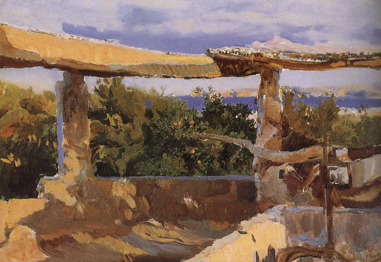 Joaquin Sorolla Harvey Asia waterwheel